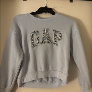 GAP Kids Soft Blue Crew Neck Sweater